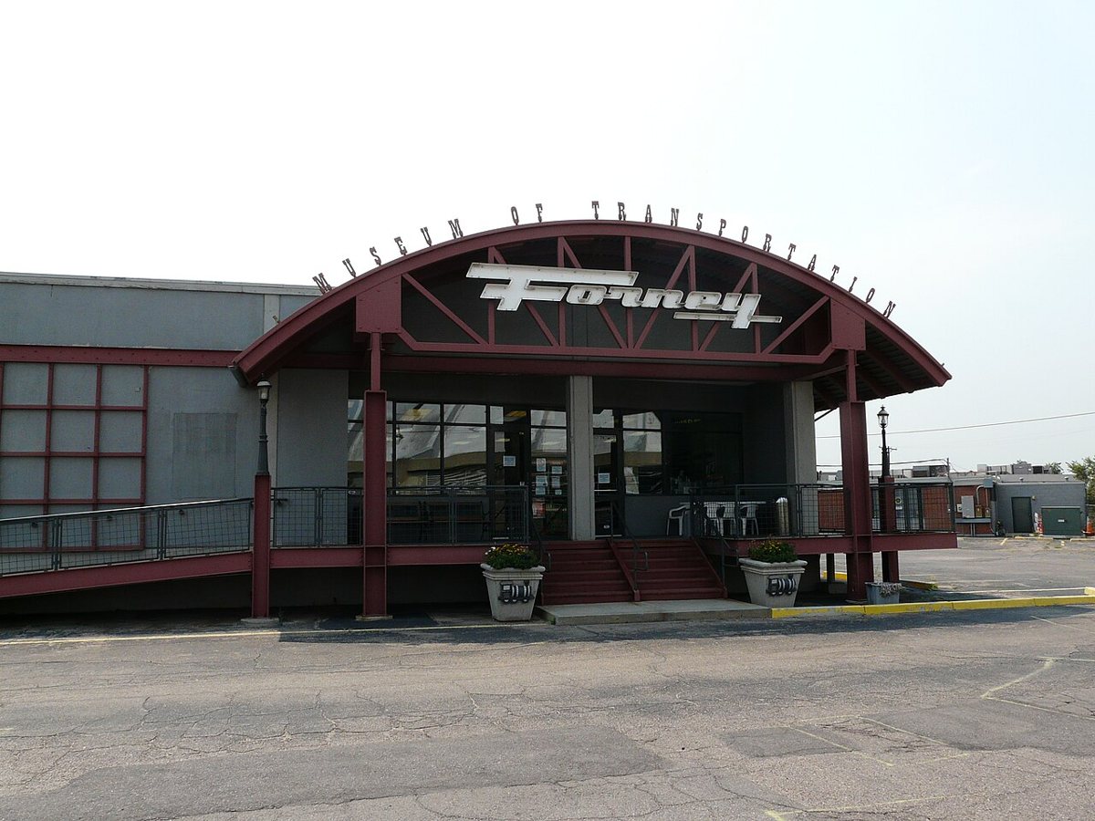 Forney Museum of Transportation vintage cars and locomotives on display in Denver